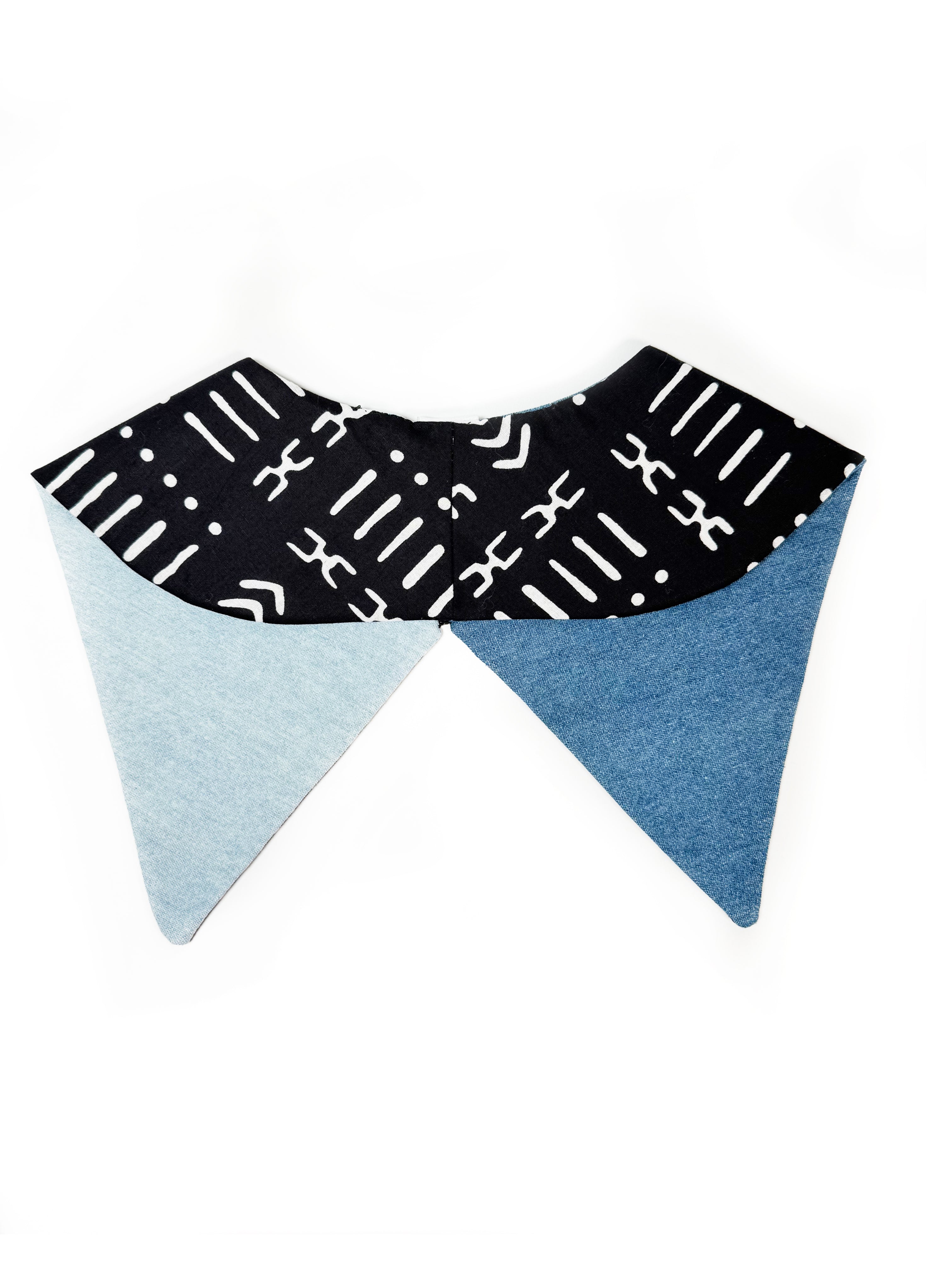 African Block Print Collar - Late to the Party