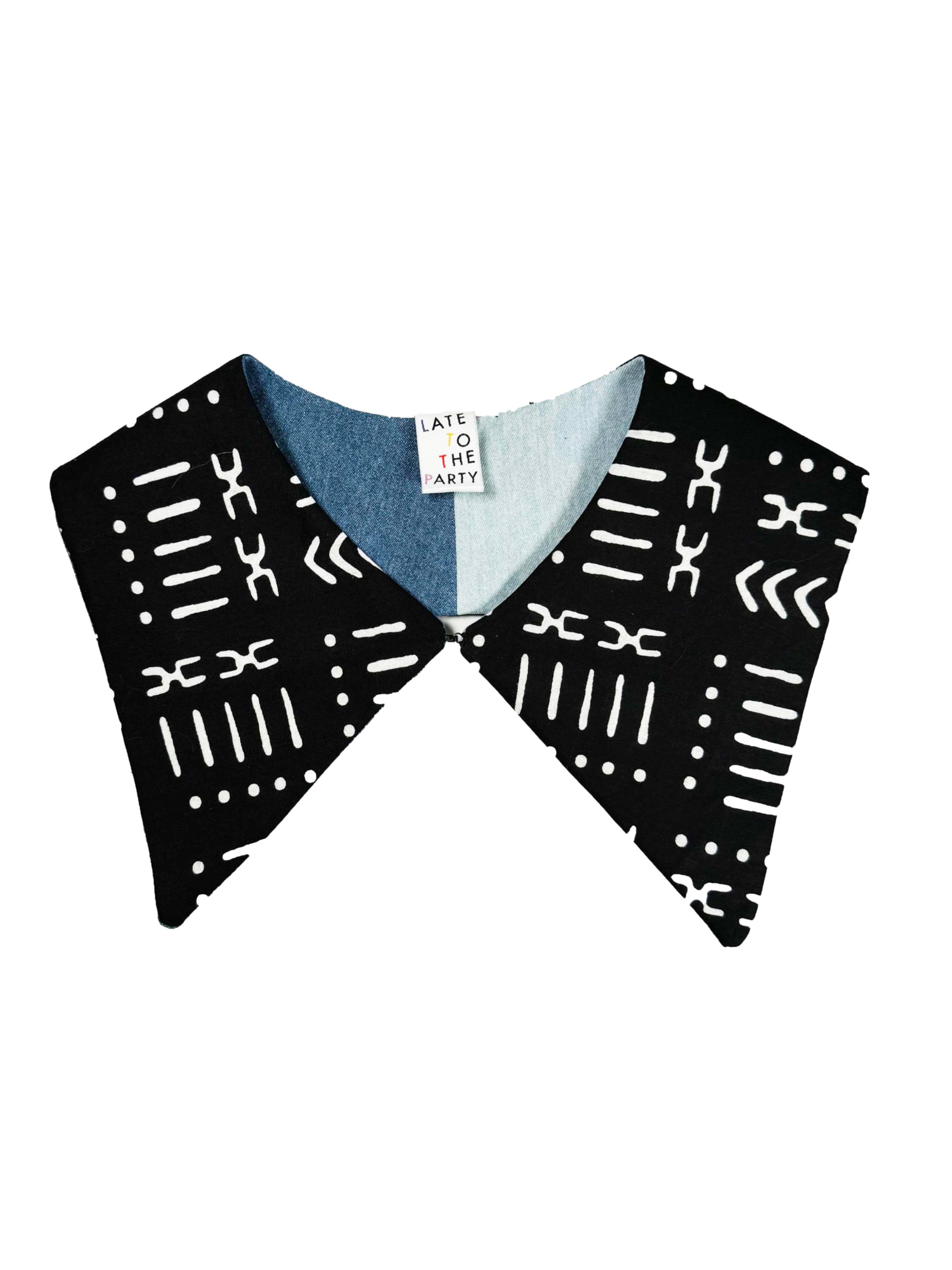 African Block Print Collar - Late to the Party