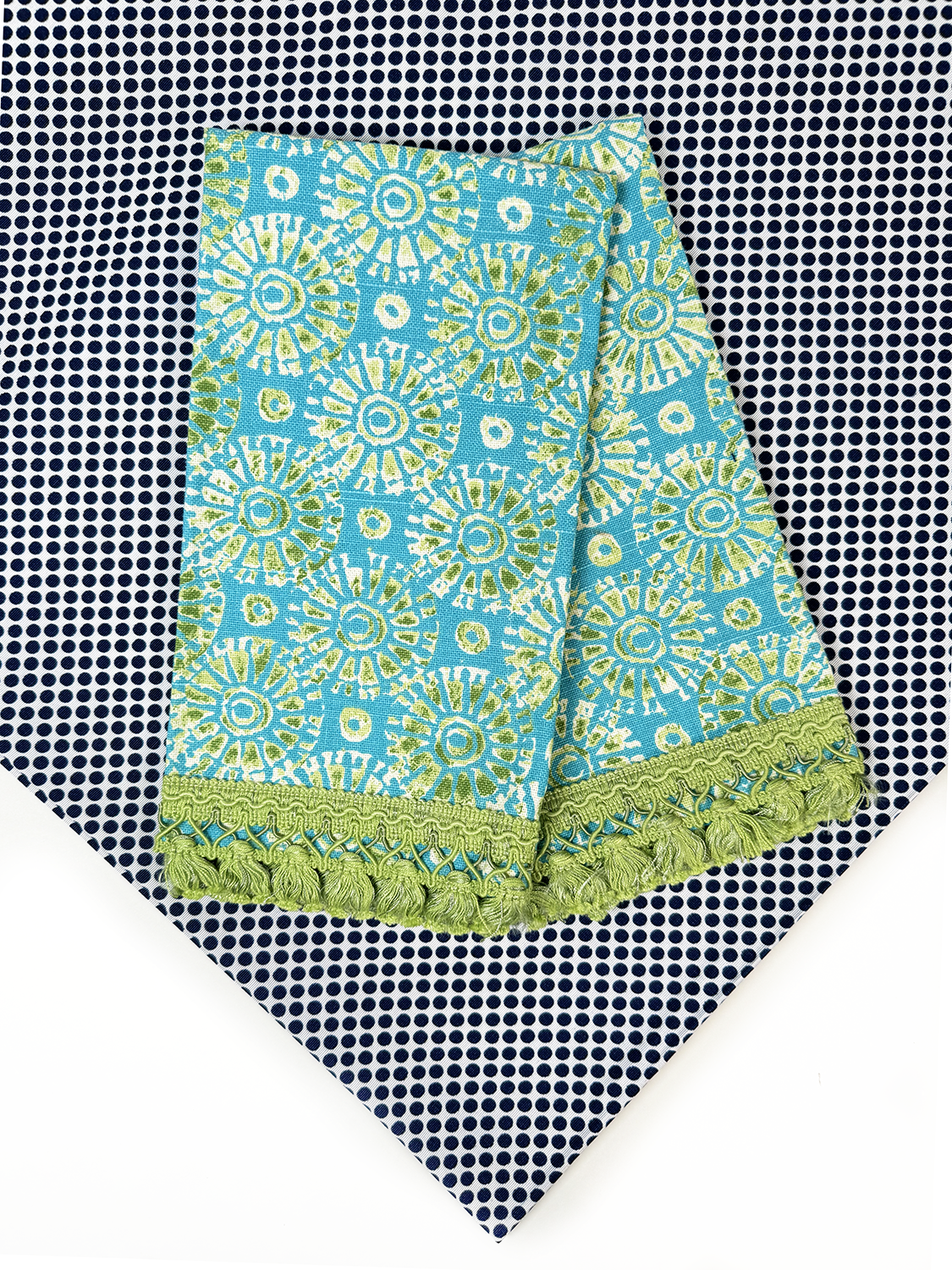 Aqua Hand Towels - Late to the Party