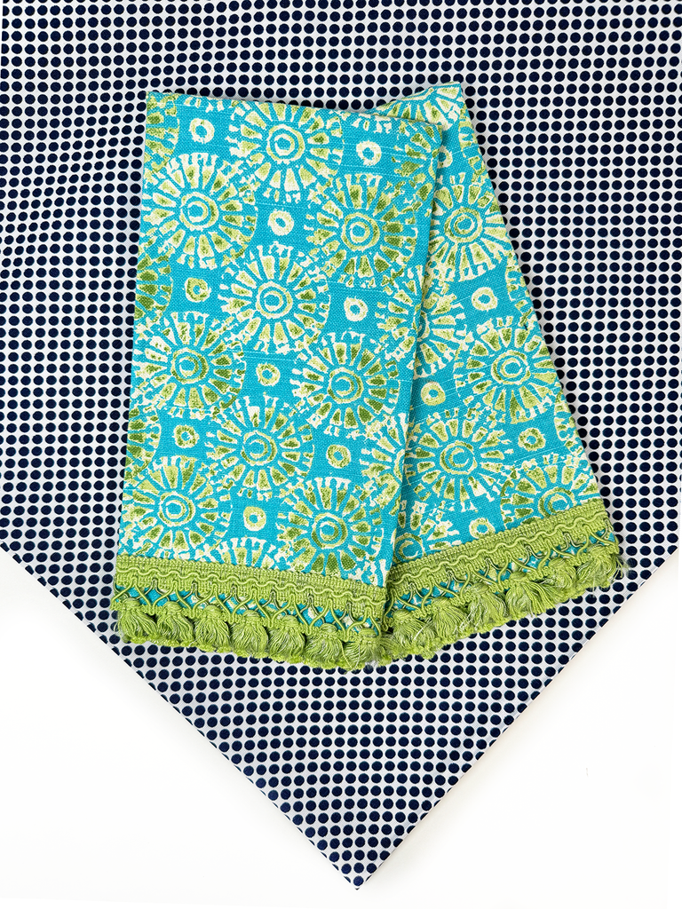 Aqua Hand Towels - Late to the Party