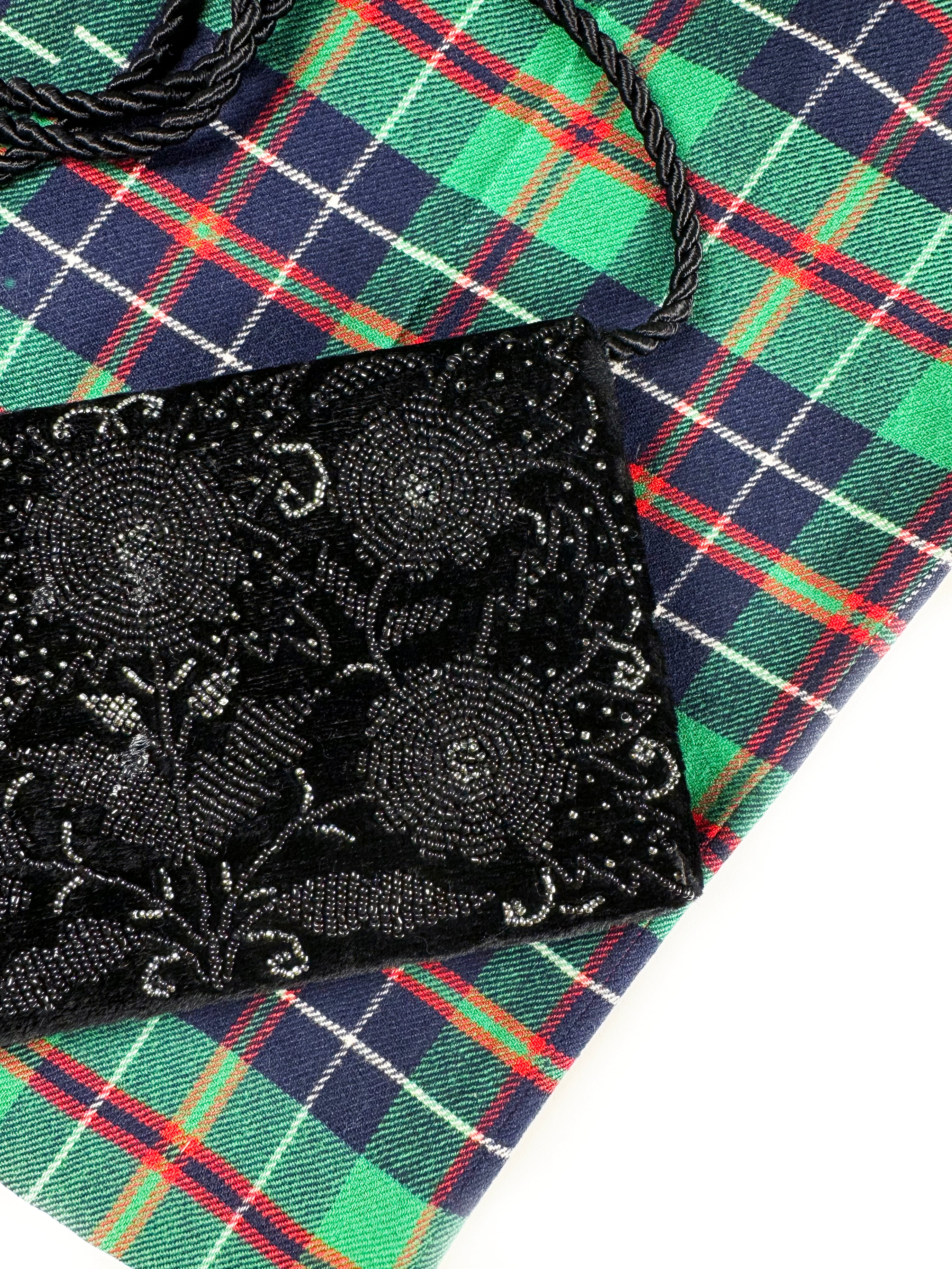 Black Beaded Purse - Late to the Party