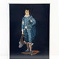 Iconic Blue Boy Needlepoint - Late to the Party