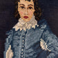 Iconic Blue Boy Needlepoint - Late to the Party