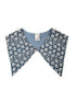 "Denim Brocade" Detachable Collar - Late to the Party