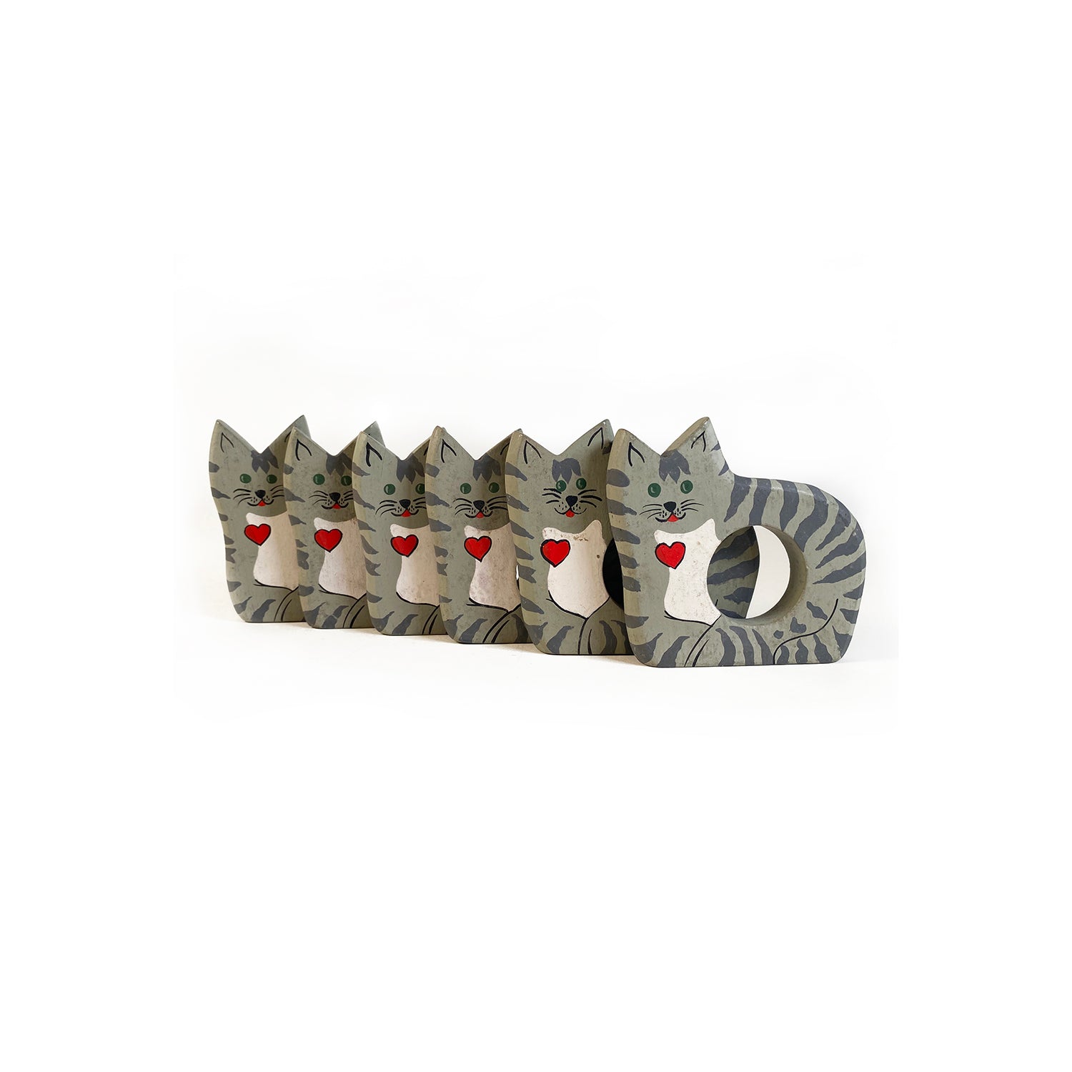 Vintage Cat Napkin Rings
