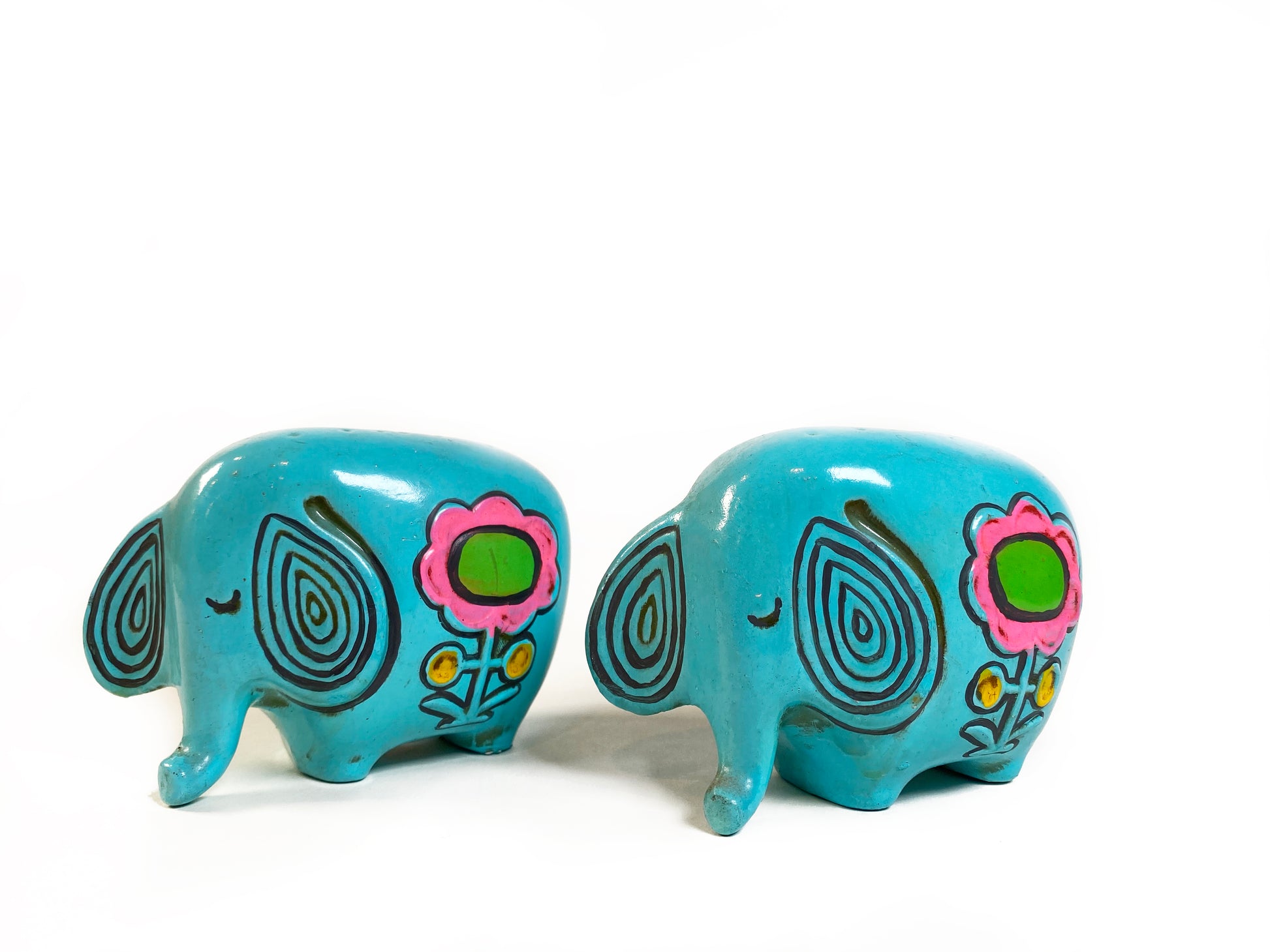Vintage Elephant Salt & Pepper Shakers - Late to the Party