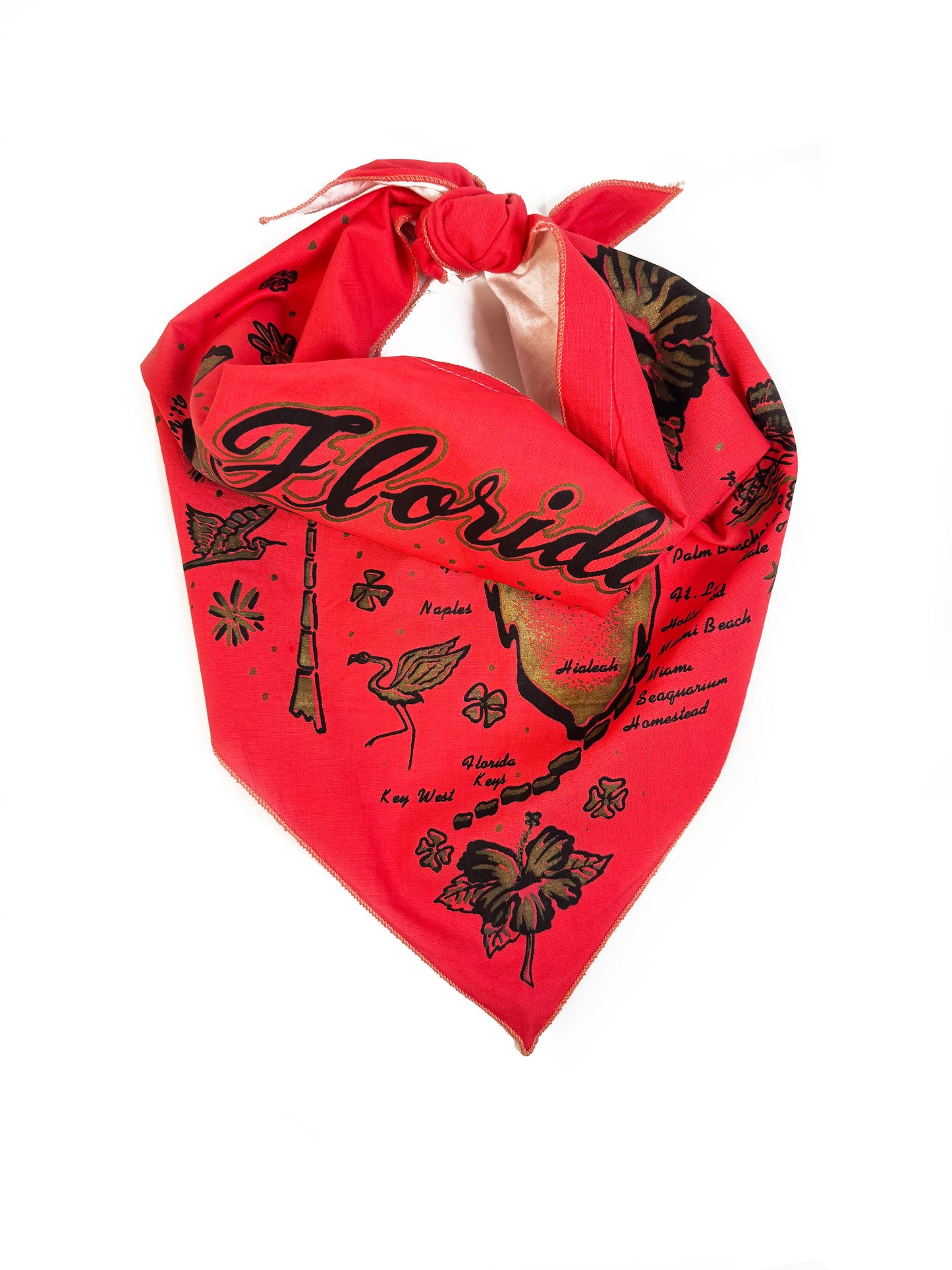 Vintage Florida Souviner Scarf - Late to the Party