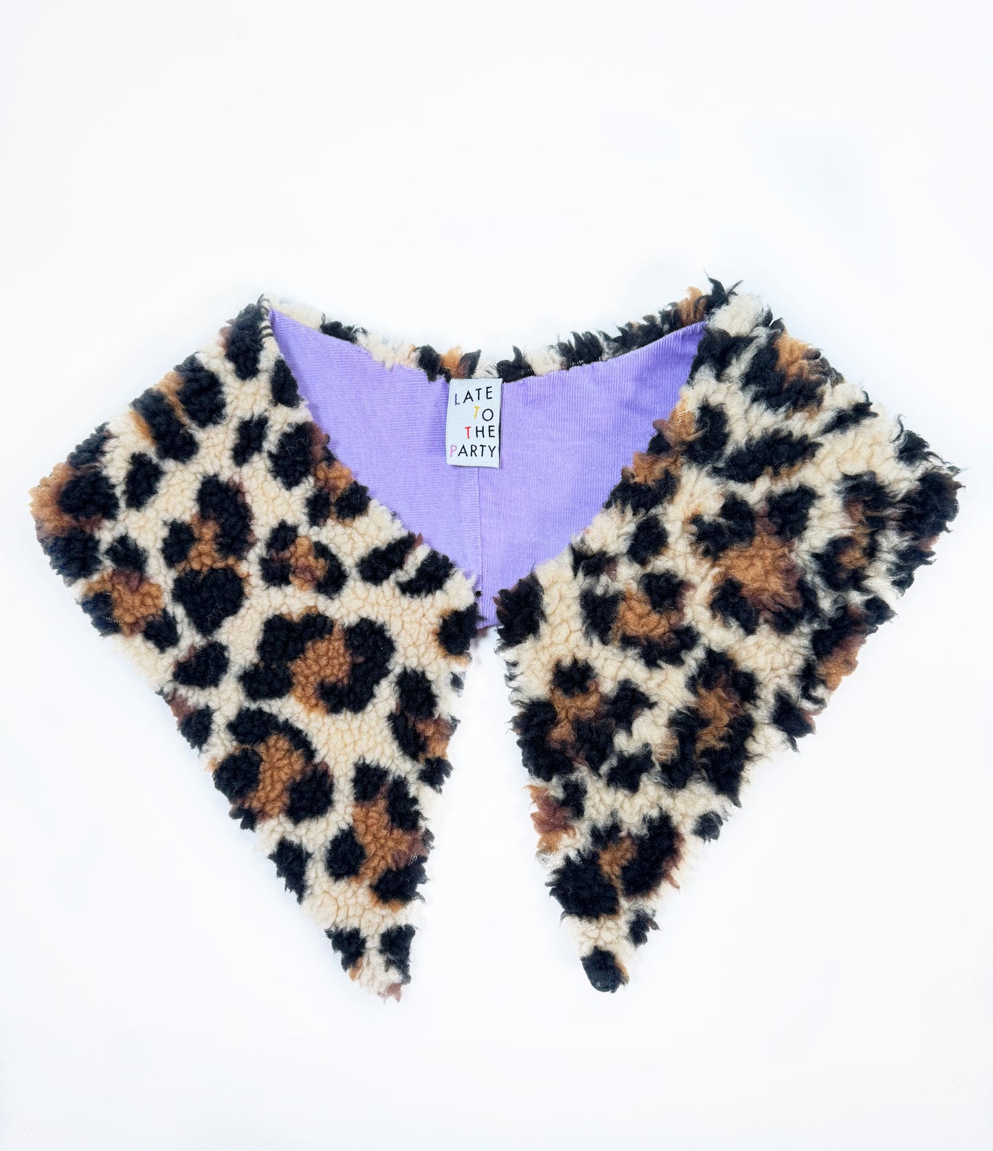 Fuzzy Leopard Collar