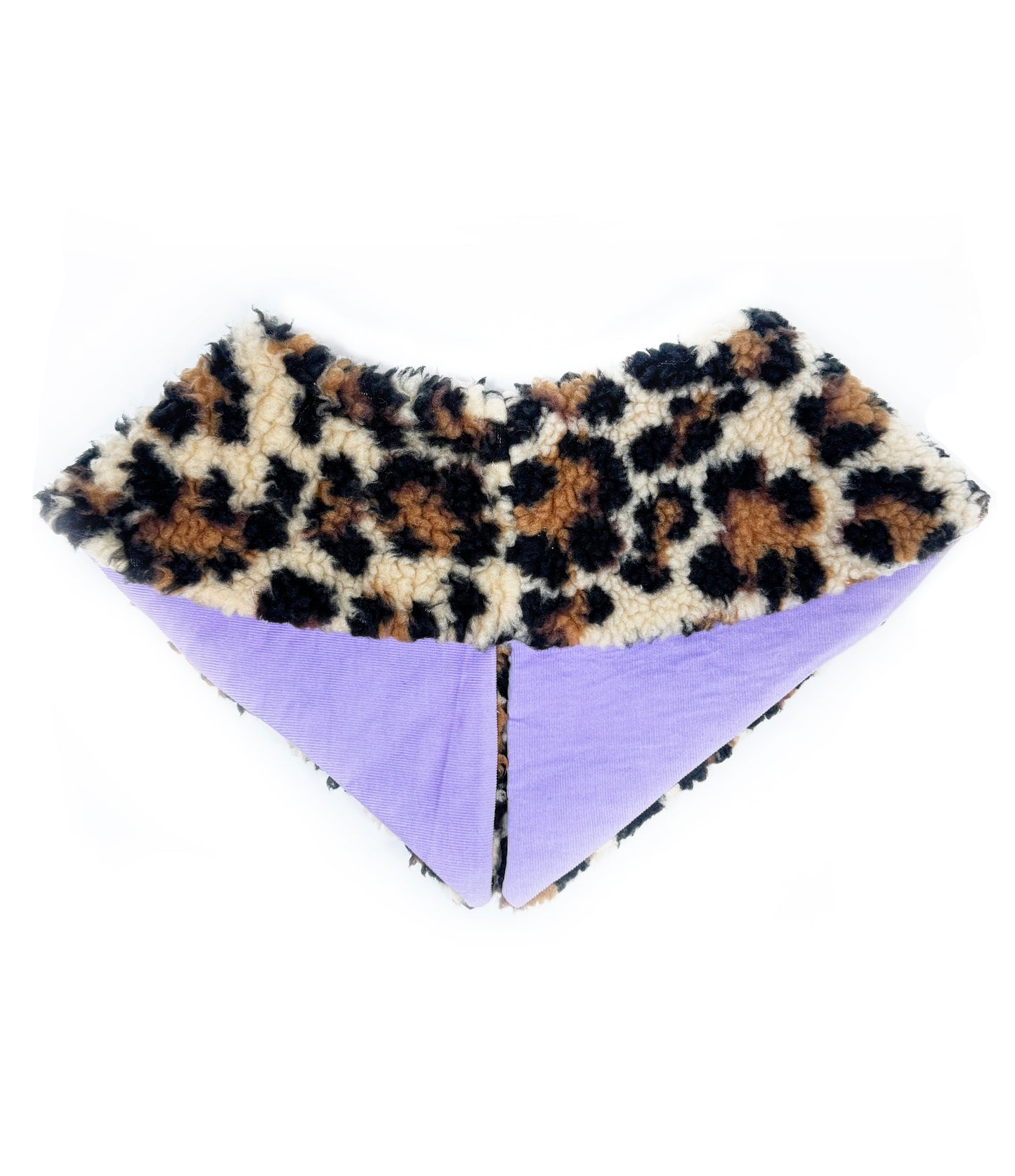 Fuzzy Leopard Collar