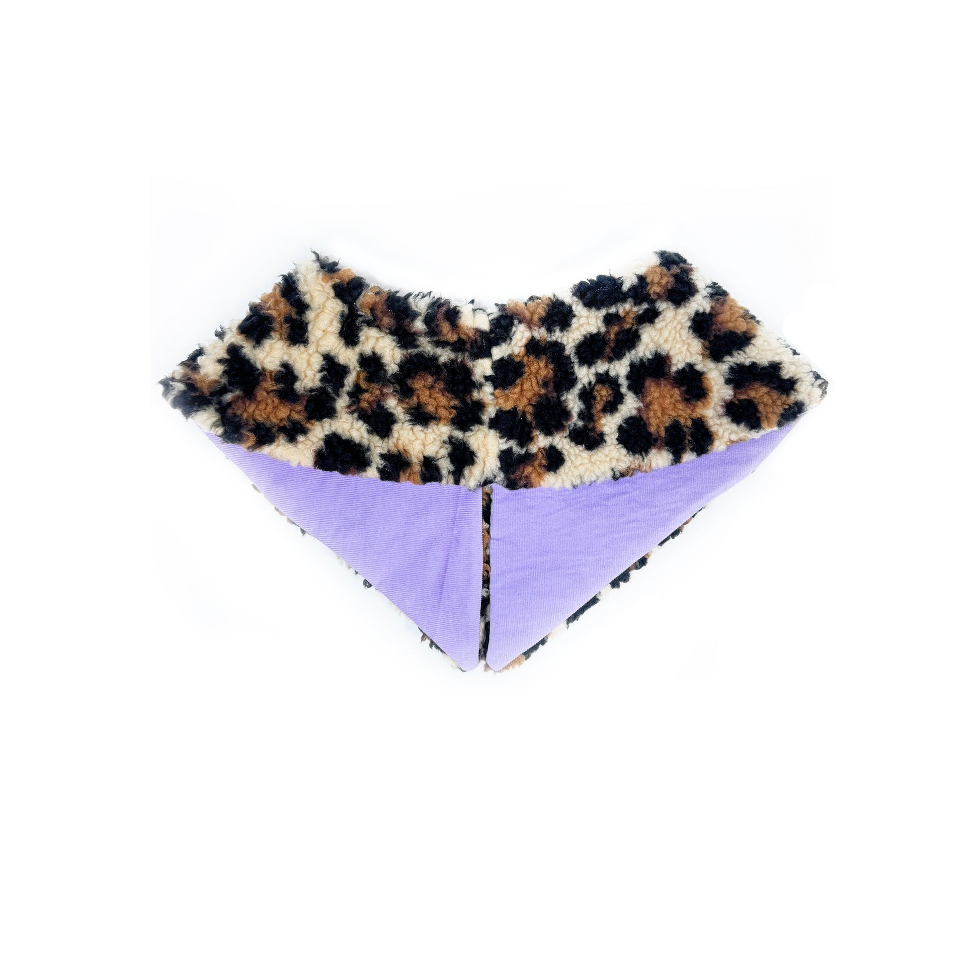 Fuzzy Leopard Collar - Late to the Party