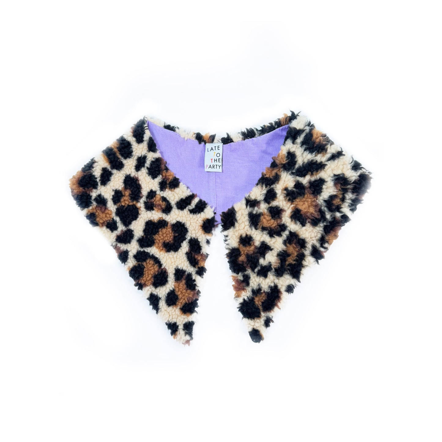 Fuzzy Leopard Collar - Late to the Party