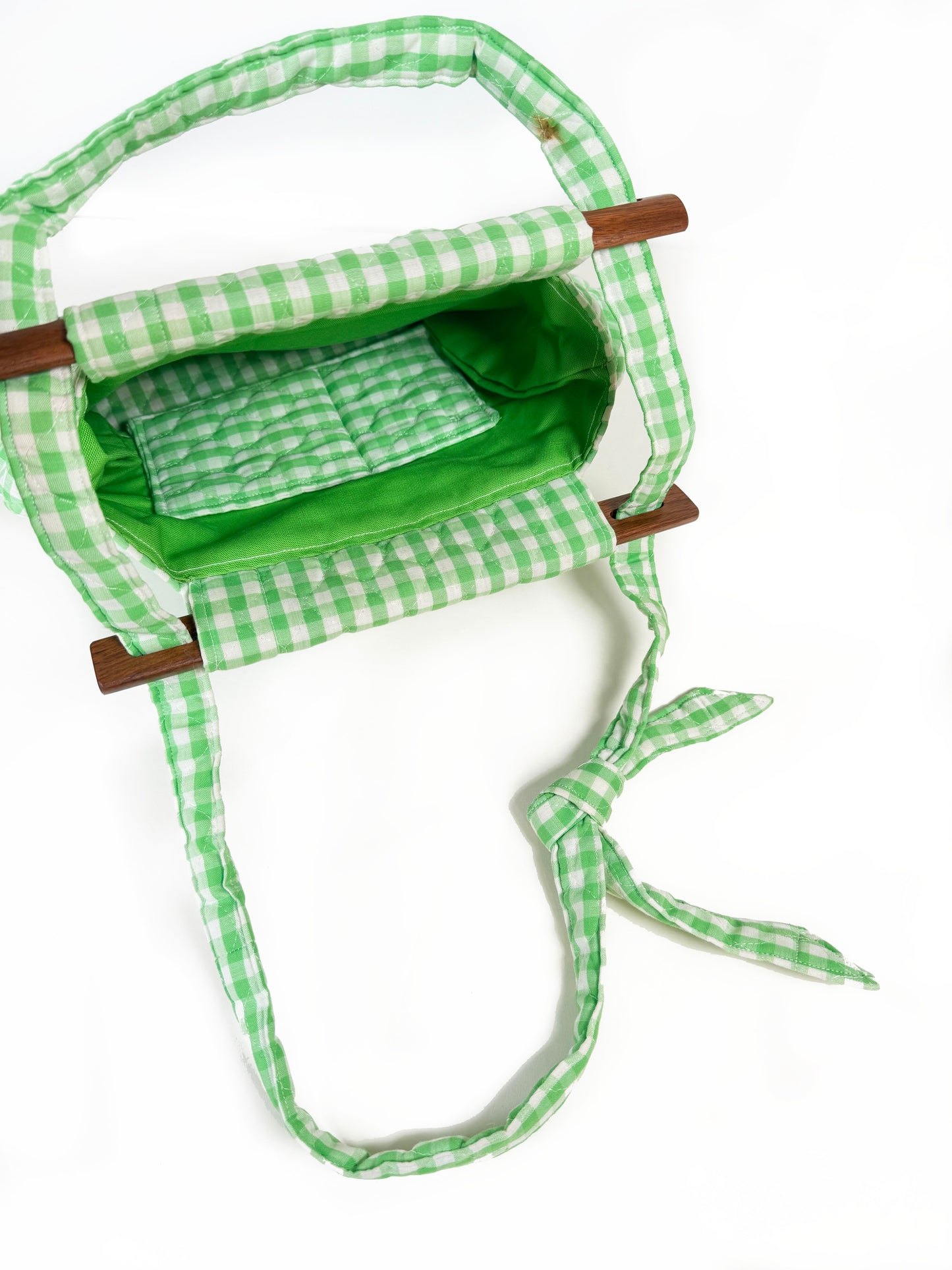 Vintage Gingham Handbag - Late to the Party