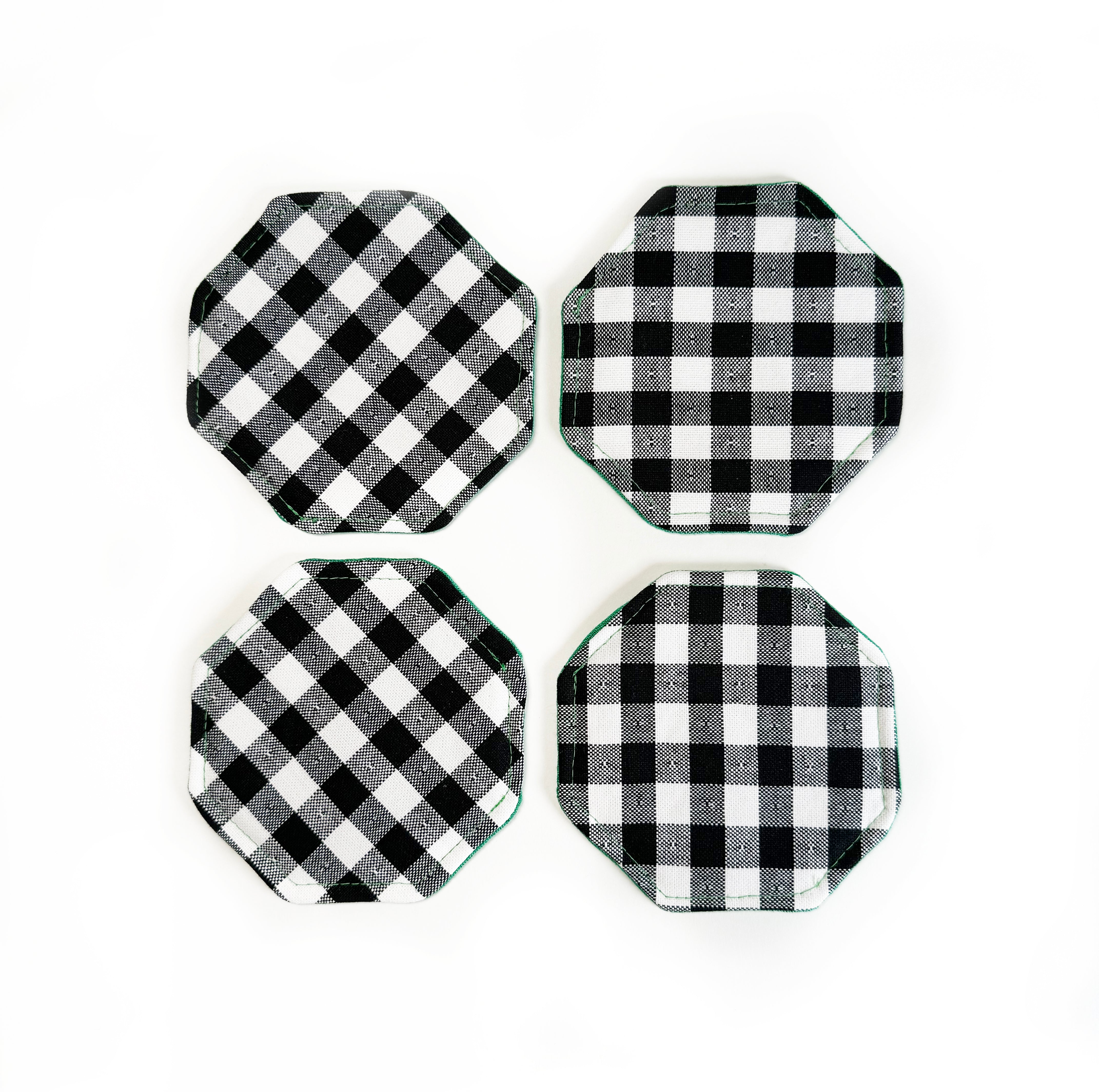 Gingham Coaster Set - Late to the Party