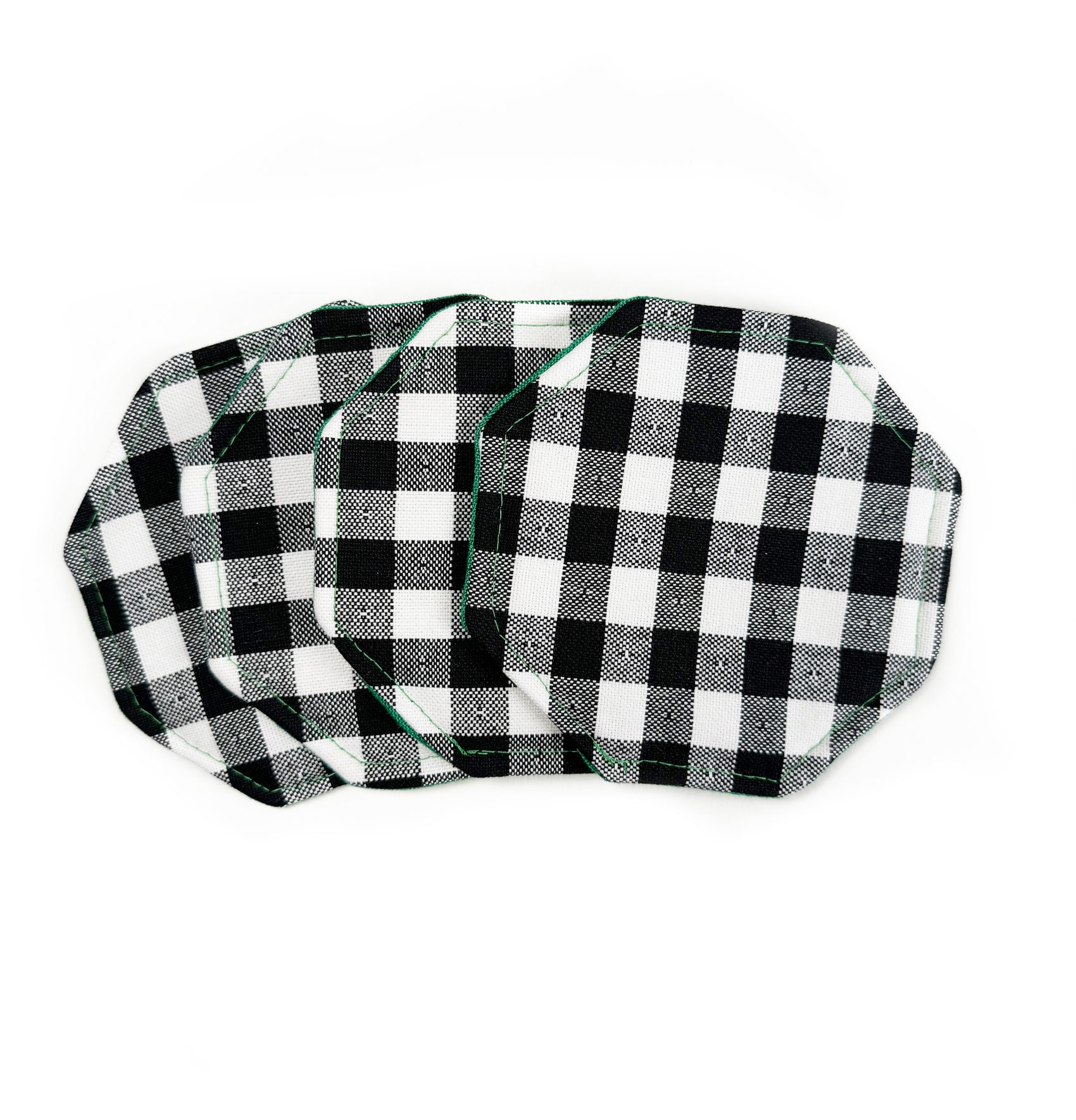 Gingham Coaster Set