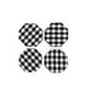 Gingham Coaster Set - Late to the Party