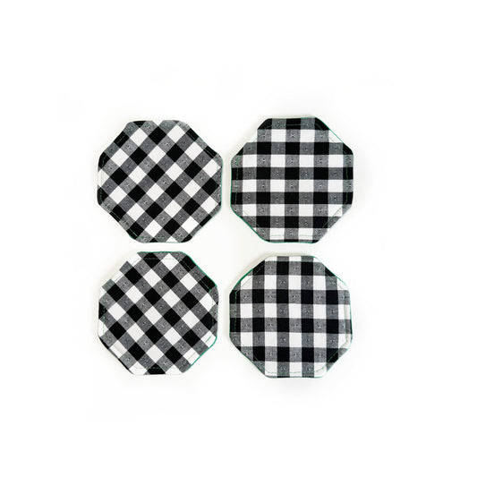 Gingham Coaster Set - Late to the Party