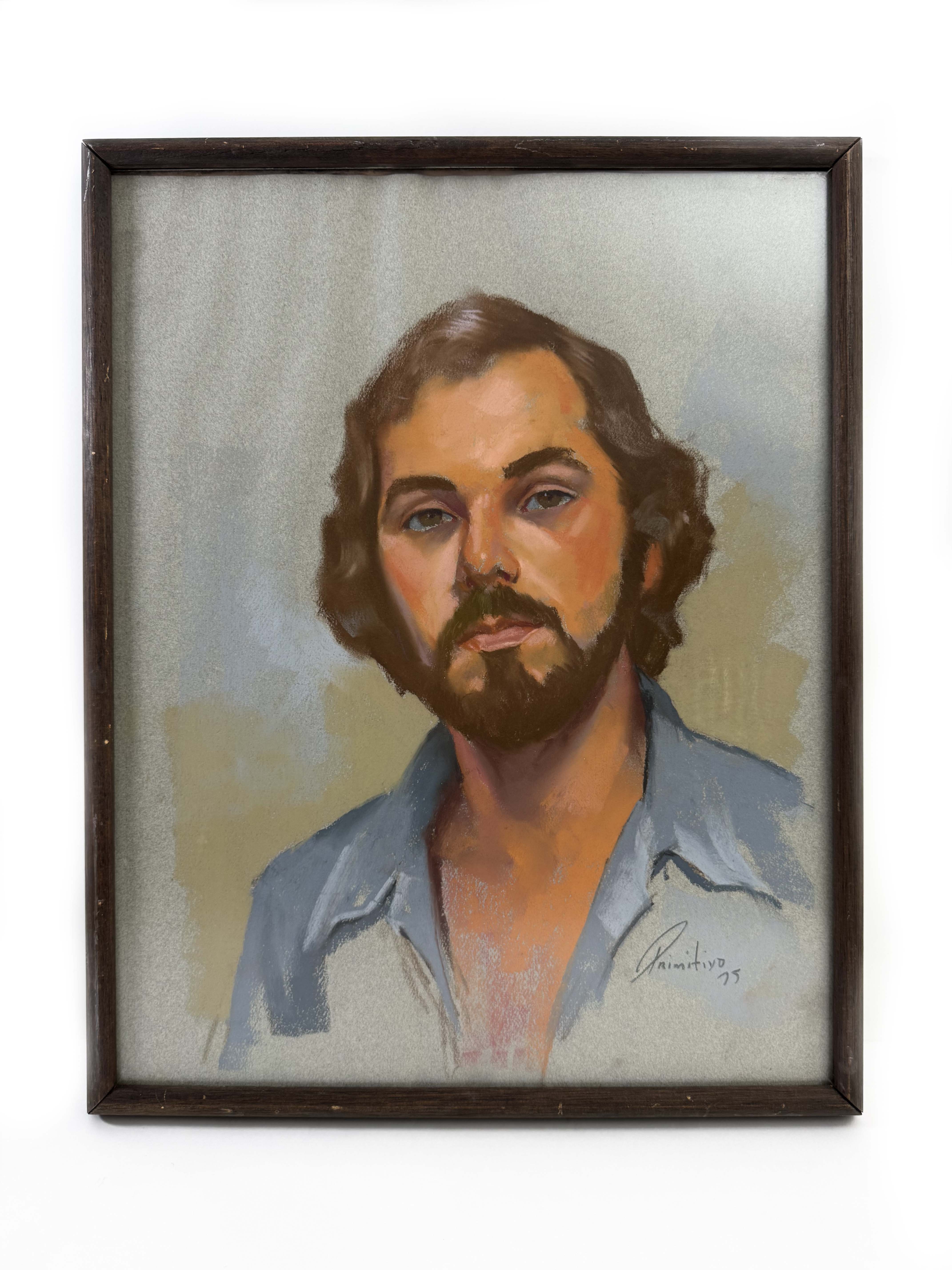 Mid Century Pastel Man - Late to the Party