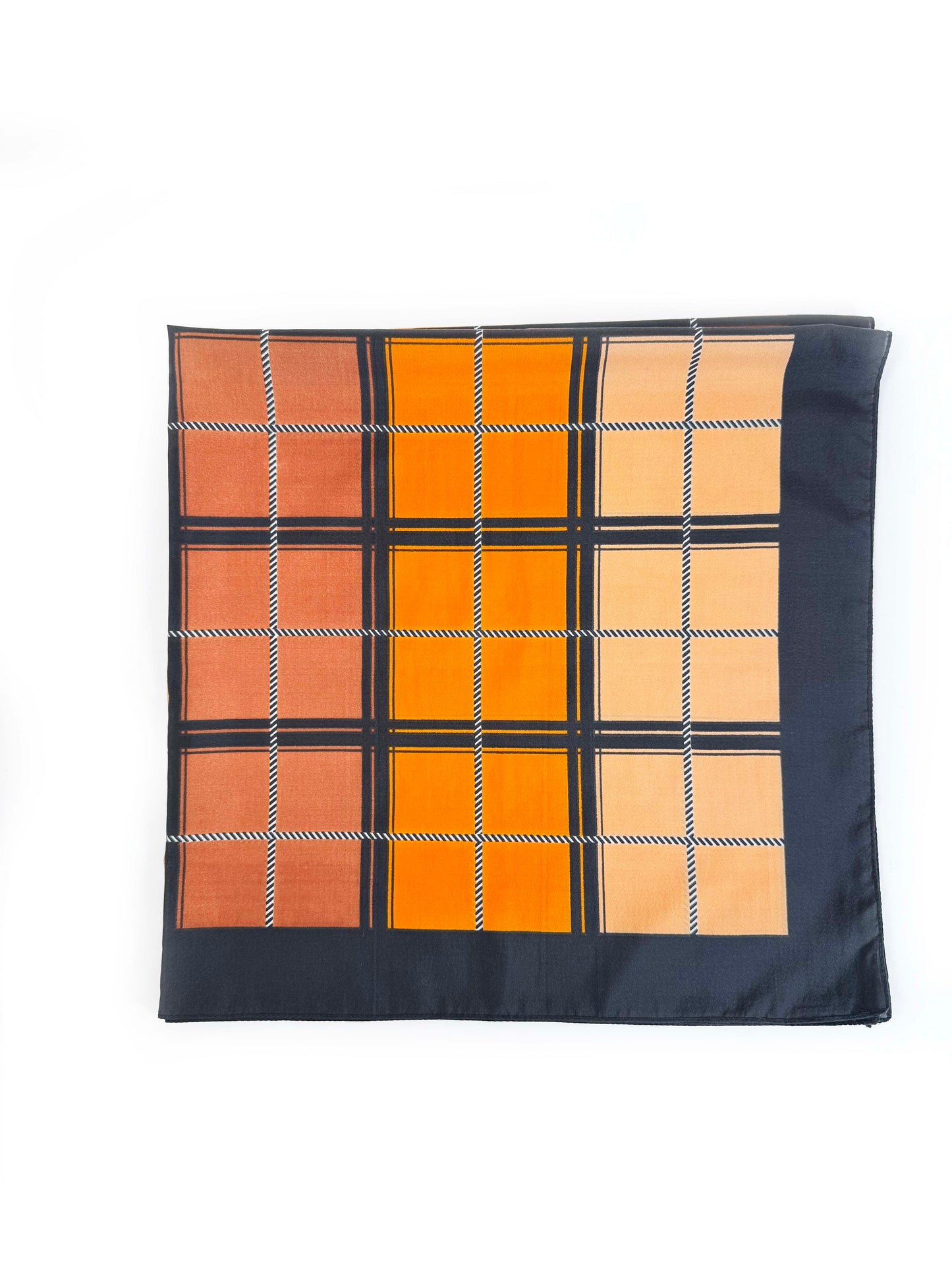 Orange Plaid Scarf - Late to the Party