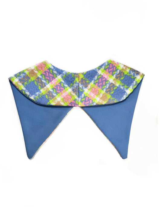 Pastel Plaid Detachable Collar - Late to the Party