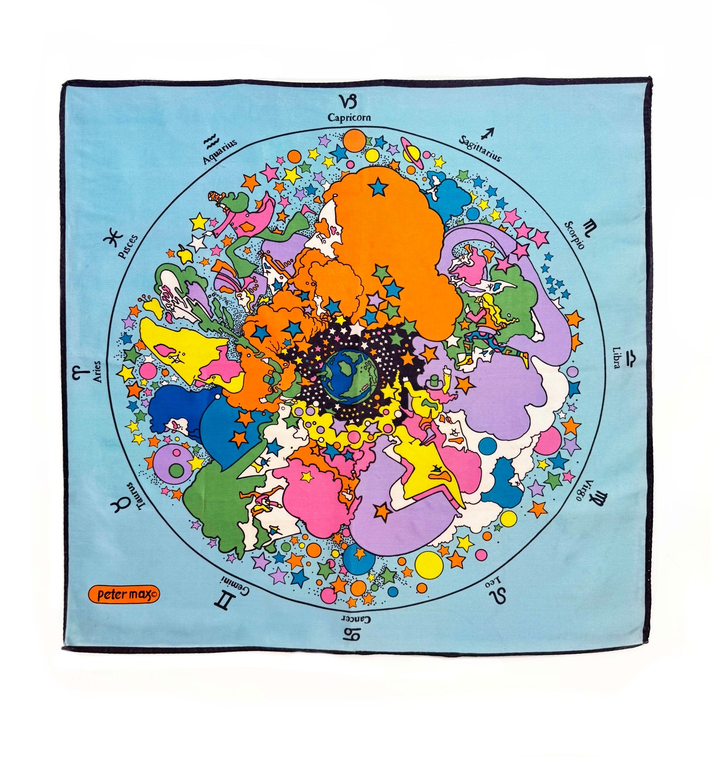 Peter Max Zodiac Scarf