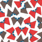 "Polka Dot Red" Detachable Collar - Late to the Party