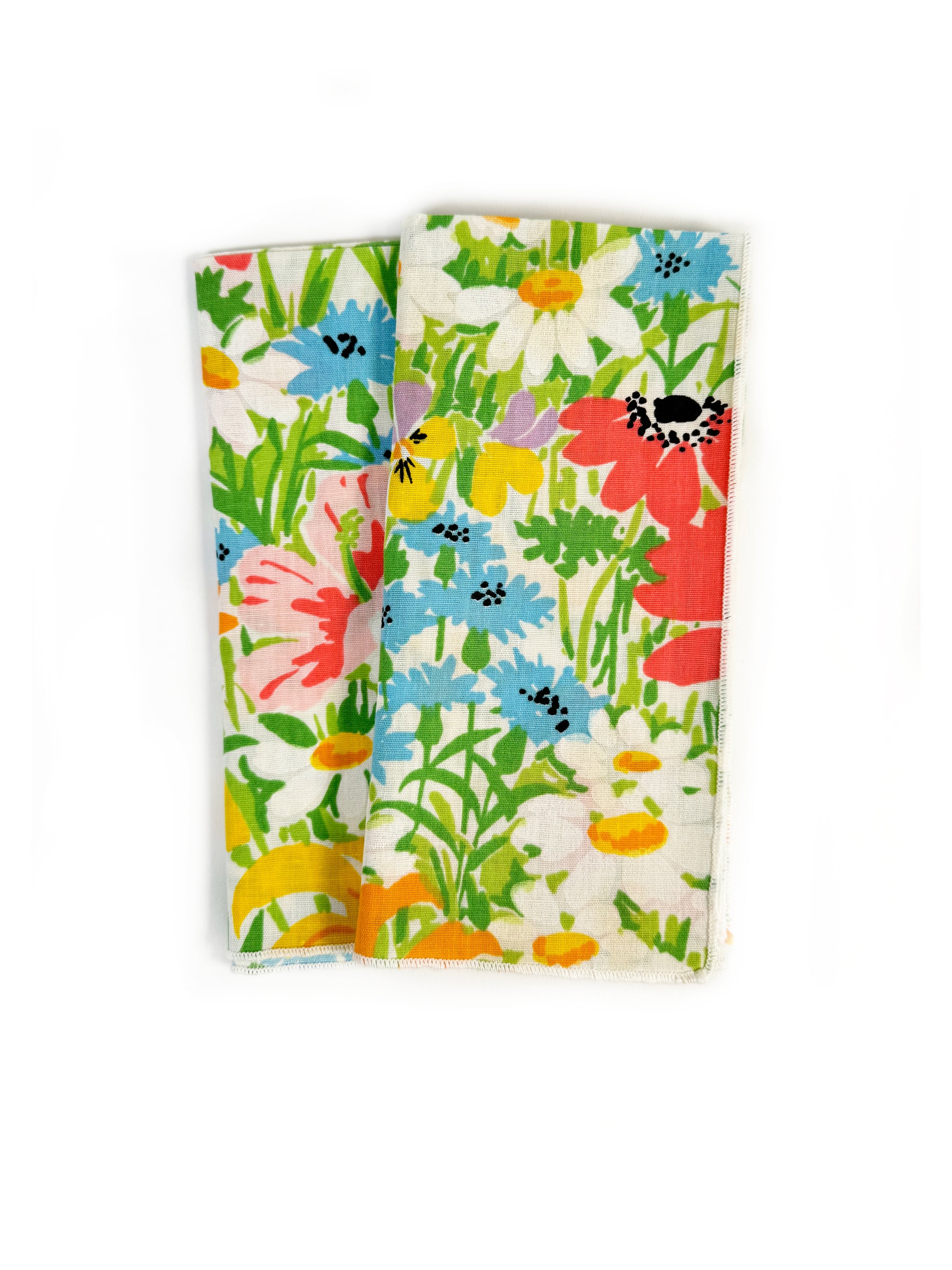 Rainbow Floral Napkin (Set of 2) - Late to the Party