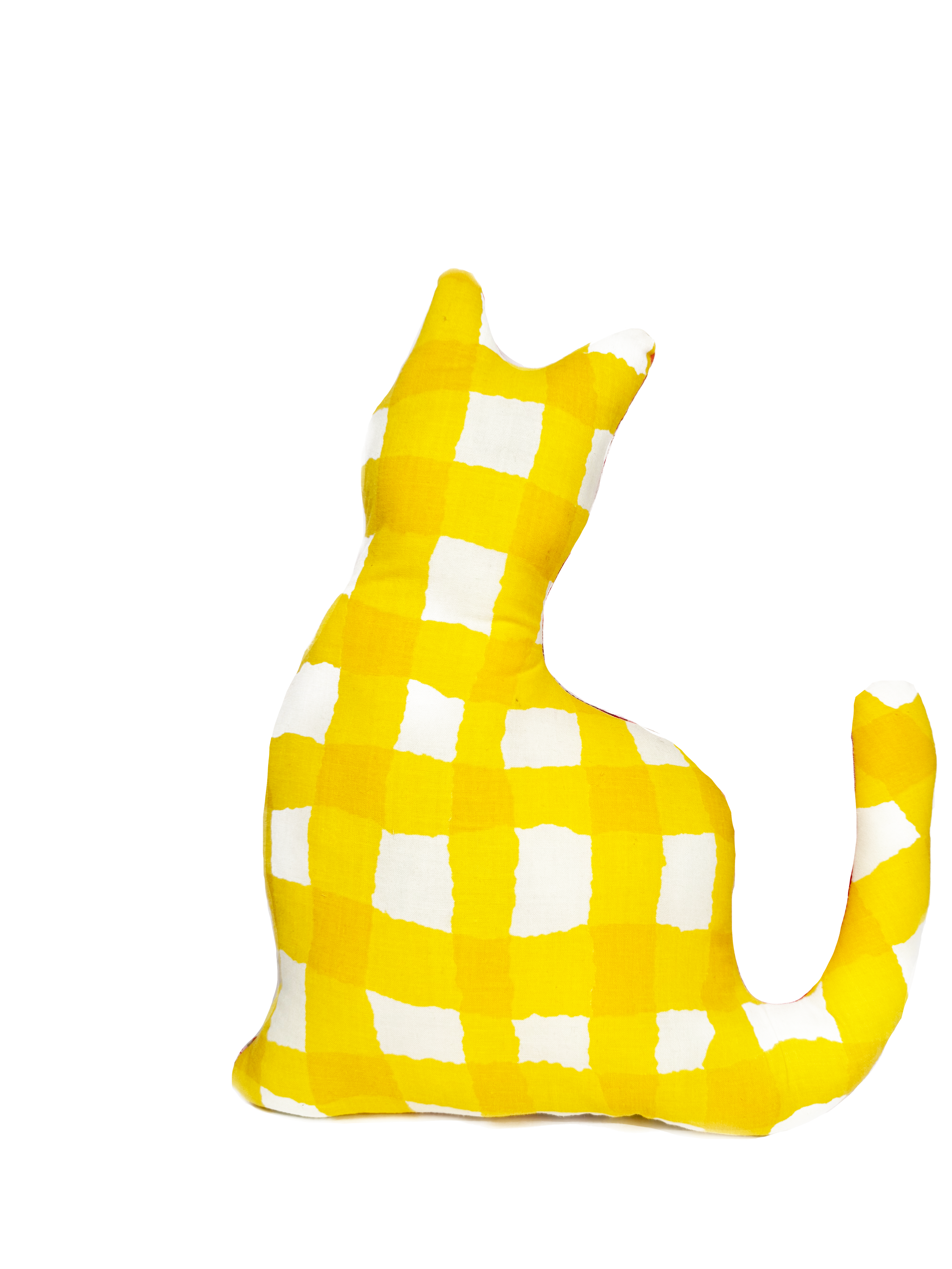 Rosy Red Patchwork Cat