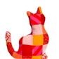 Rosy Red Patchwork Cat - Late to the Party