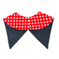 "Polka Dot Red" Detachable Collar - Late to the Party