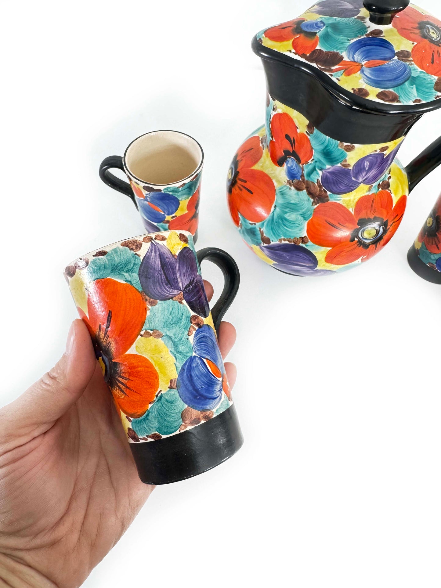 Vintage Handpainted Tea Set