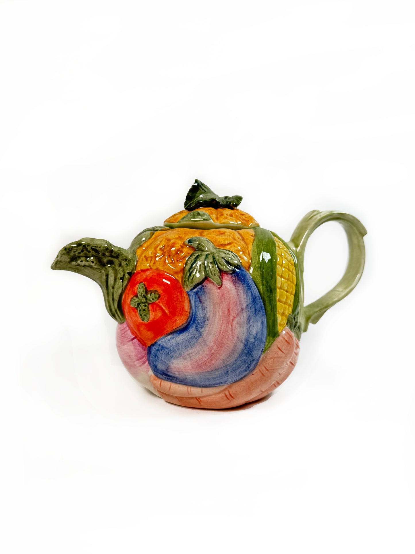 Vintage Vegatable Tea Pot - Late to the Party