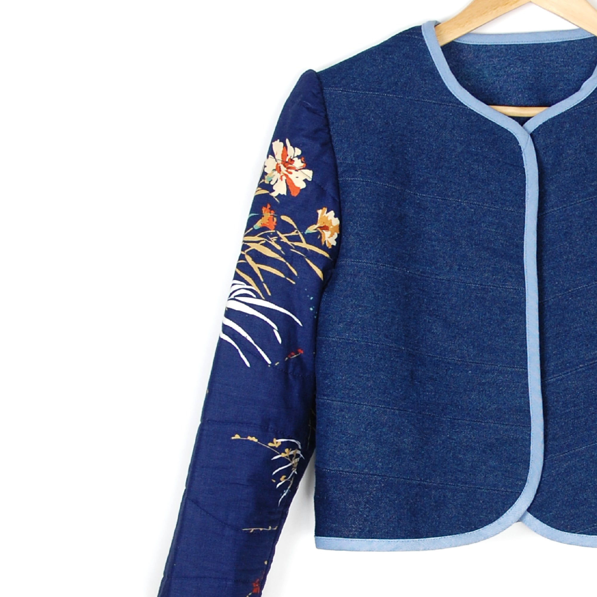 THE DARK CARNATION QUILTED JACKET - Late to the Party