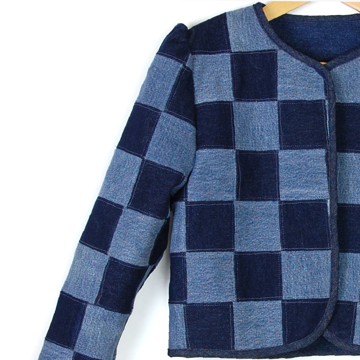 LITTLE CHECK ENERGY 1 PATCHWORK JACKET - Late to the Party