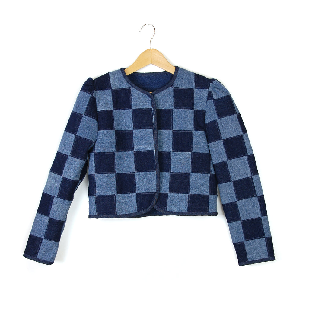 LITTLE CHECK ENERGY 1 PATCHWORK JACKET - Late to the Party
